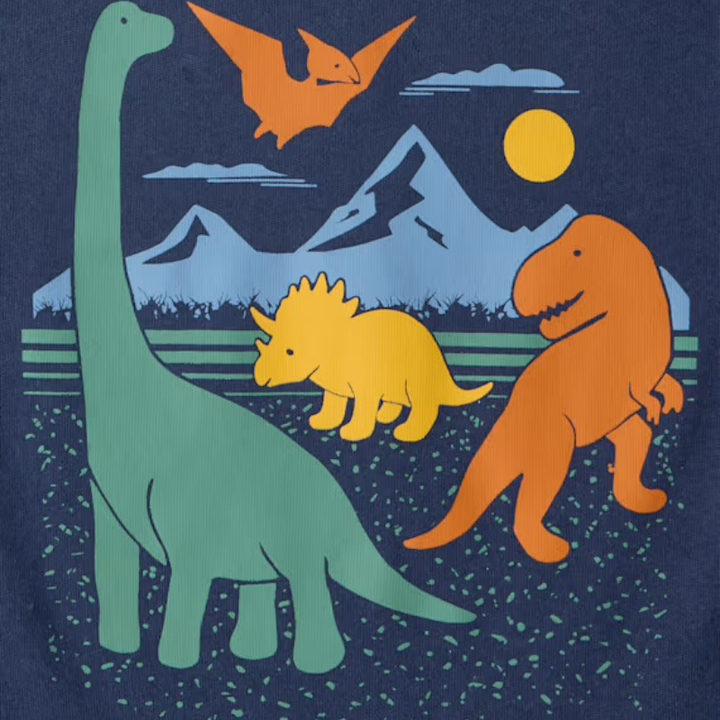 Camiseta azul marino para niño