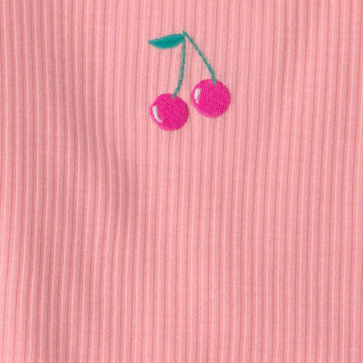 Pijama 2 piezas de cerezas para niña