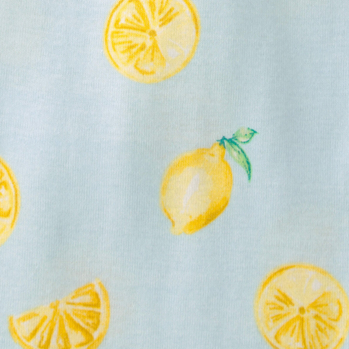 Pijama de Niña 4 Piezas – Limones 🍋💛