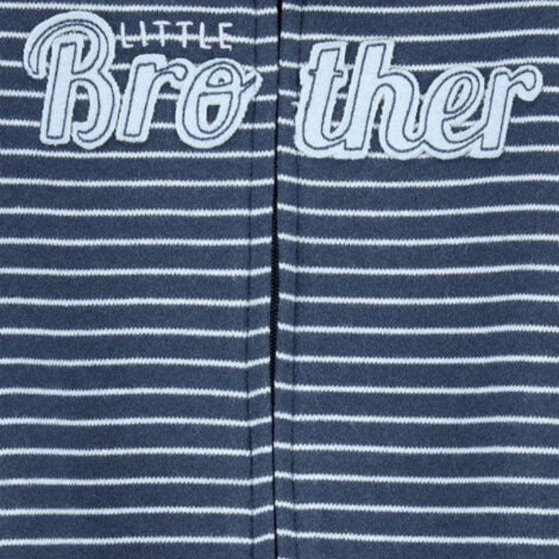Pijama de 1 pieza de algodón "Little Brother" para bebé