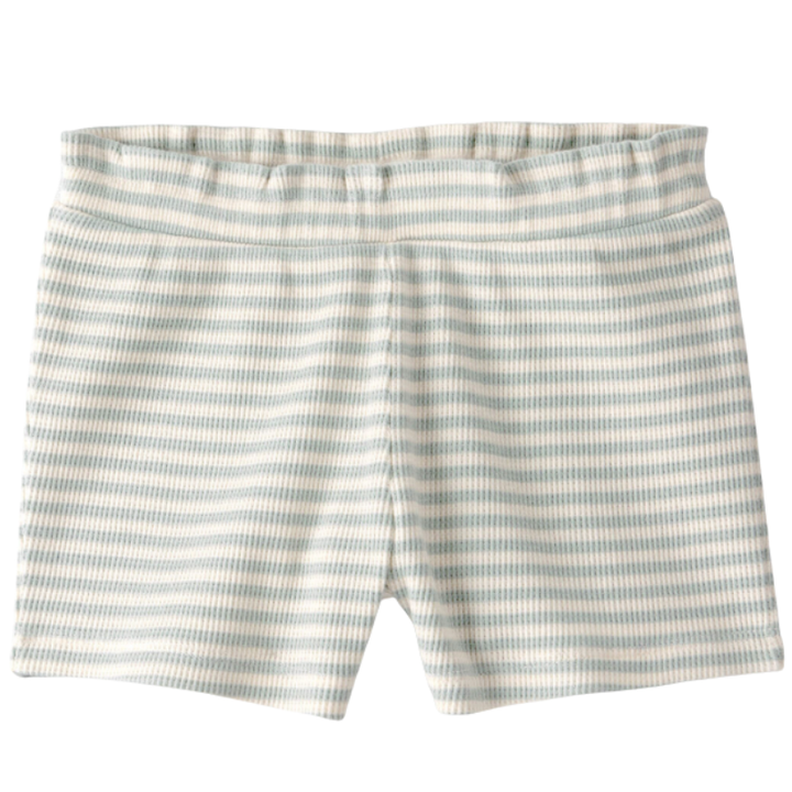 Conjunto de blusa y short de algodón orgánico para niña