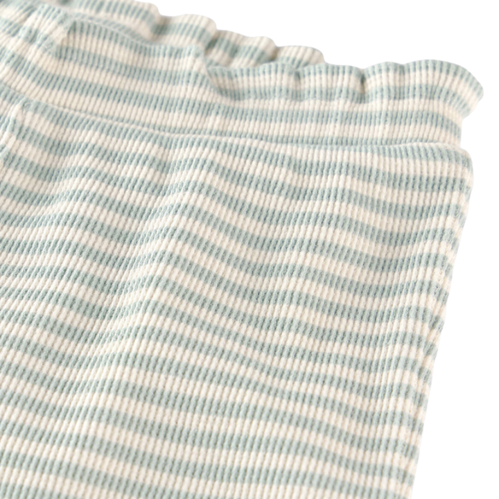 Conjunto de blusa y short de algodón orgánico para niña
