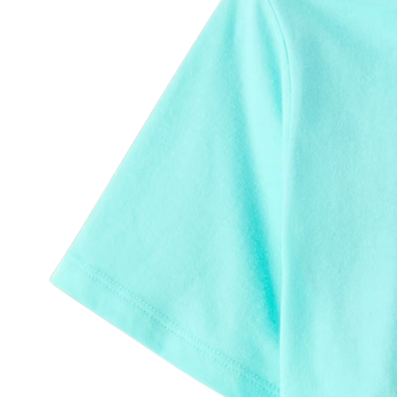 Camiseta menta con bicicleta para niño