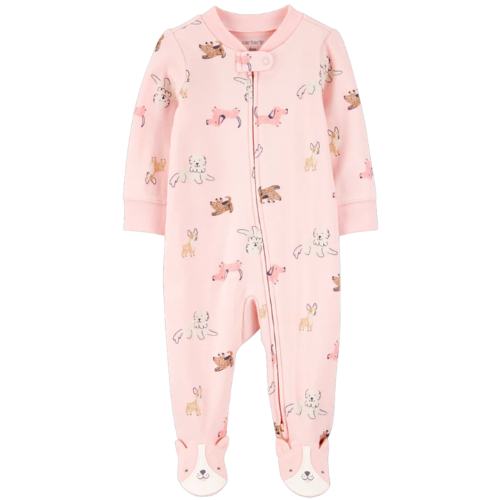 Pijama enteriza de algodón con estampado de perritos para bebé (Copy)
