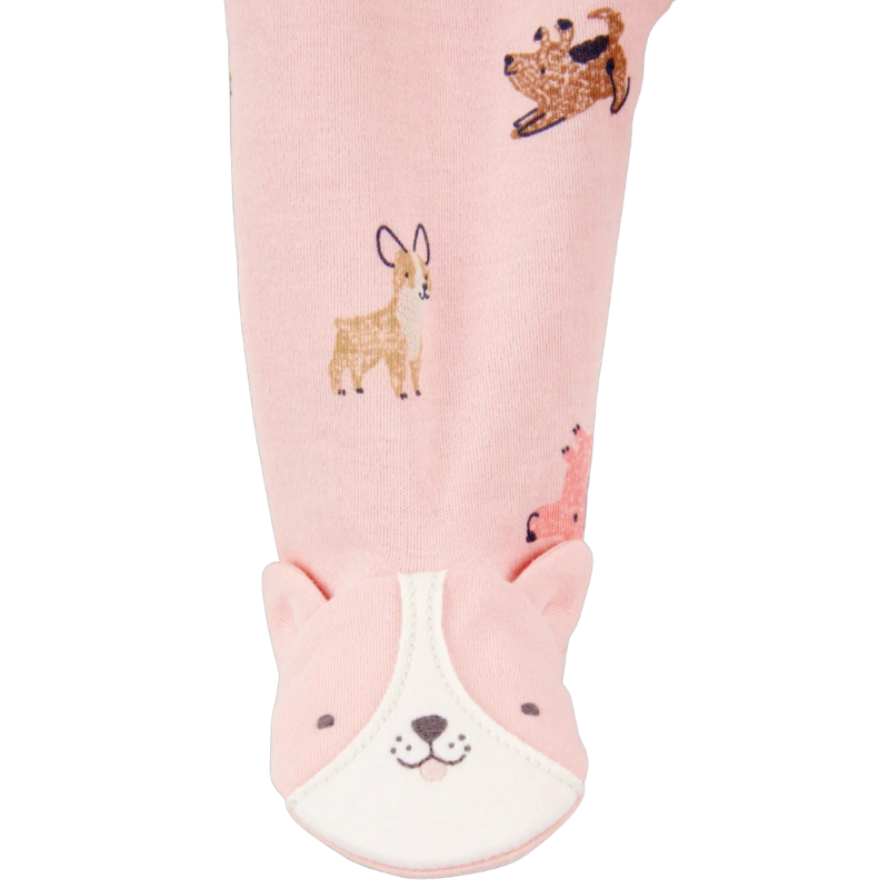 Pijama enteriza de algodón con estampado de perritos para bebé (Copy)