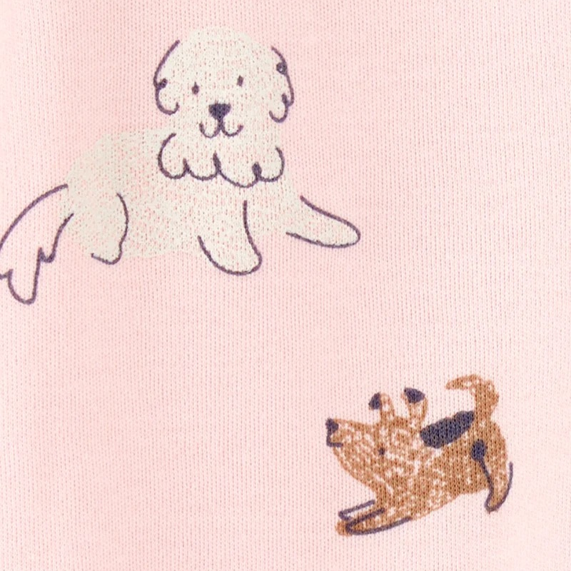 Pijama enteriza de algodón con estampado de perritos para bebé (Copy)