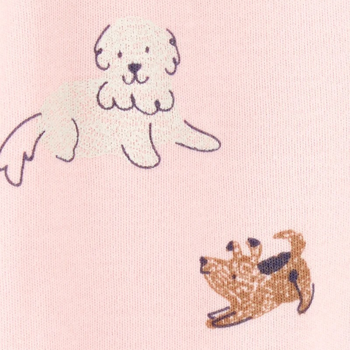 Pijama enteriza de algodón con estampado de perritos para bebé (Copy)
