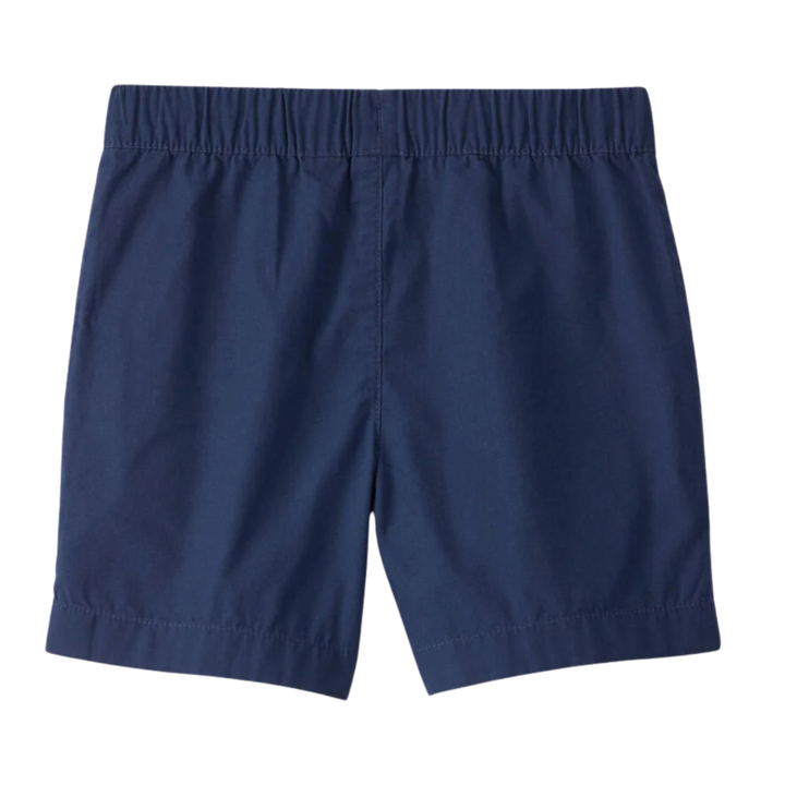 Short azul marino de algodón ajuste cintura
