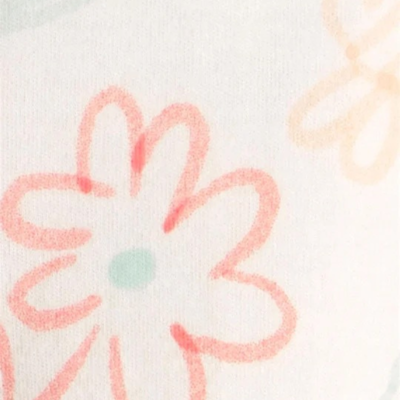 Pijama 1 pieza estampada con cierre doble vía para bebé