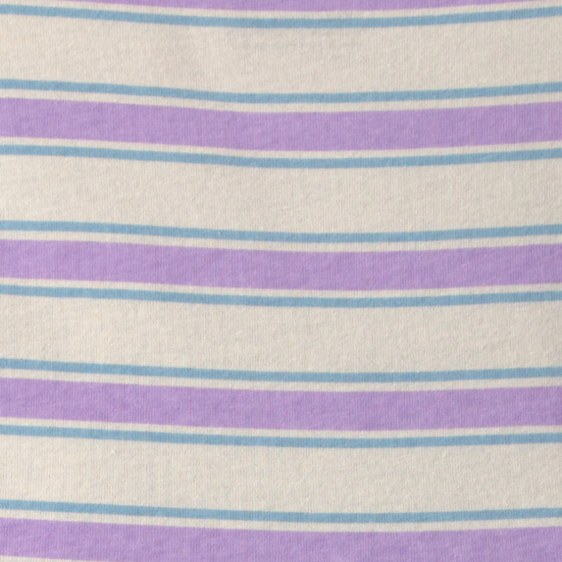 Vestido de rayas lila para niña
