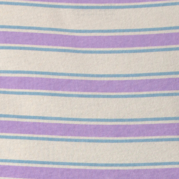 Vestido de rayas lila para niña