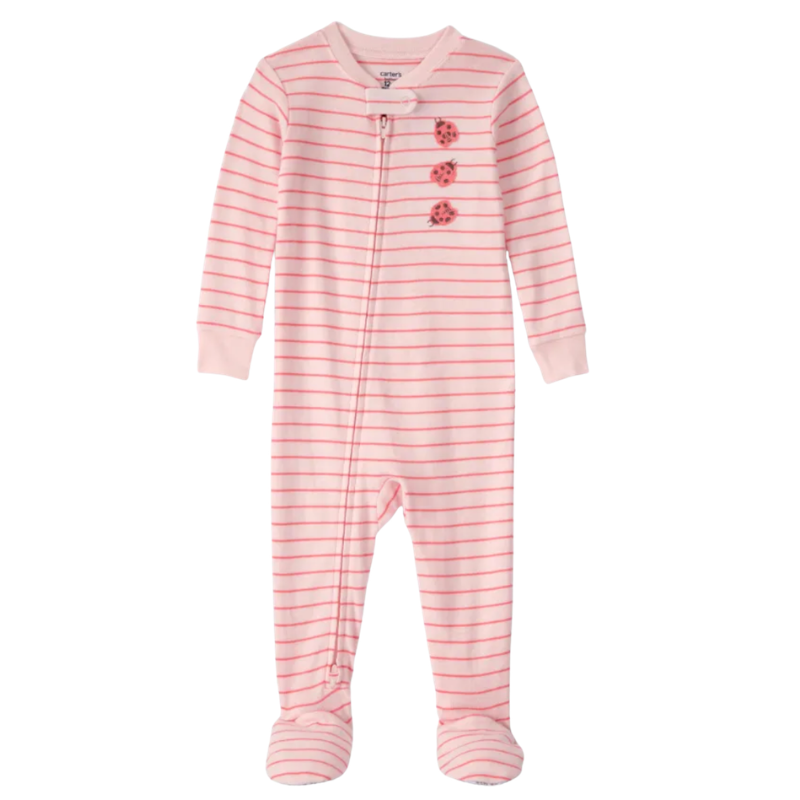 Pijama de 1 pieza estampado de catarinas para bebita
