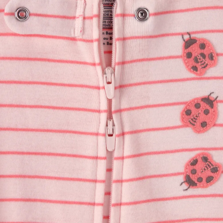 Pijama de 1 pieza estampado de catarinas para bebita