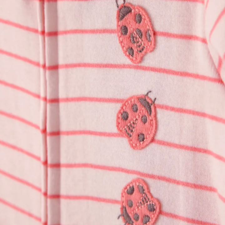 Pijama de 1 pieza estampado de catarinas para bebita