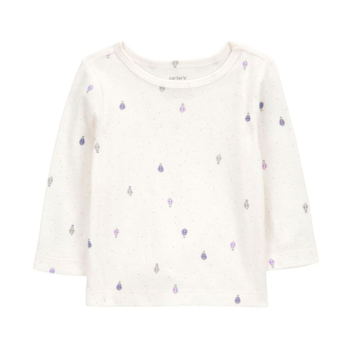 Conjunto de 2 piezas para bebé con overol y blusa de manga larga
