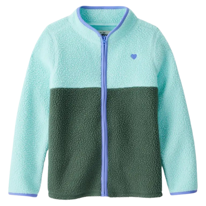 Chaqueta de microfleece con cierre para niña