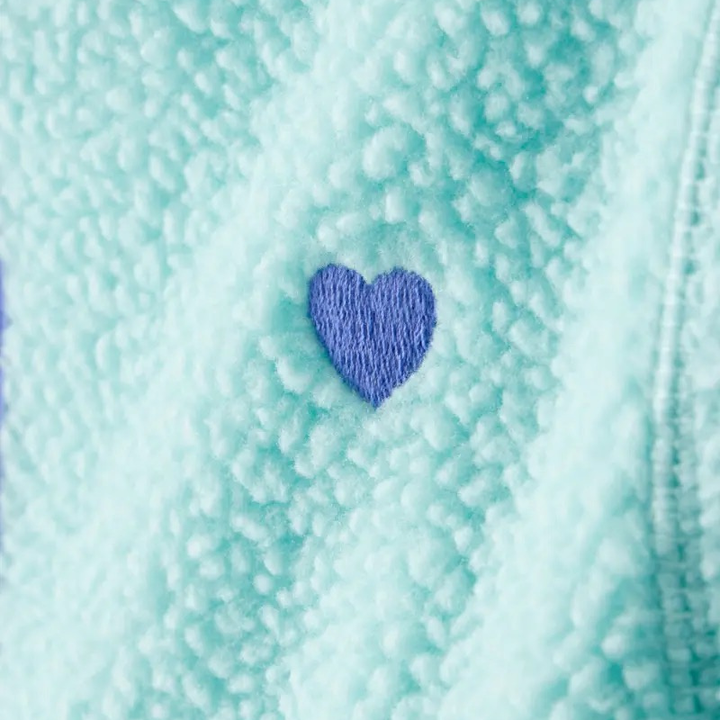 Chaqueta de microfleece con cierre para niña