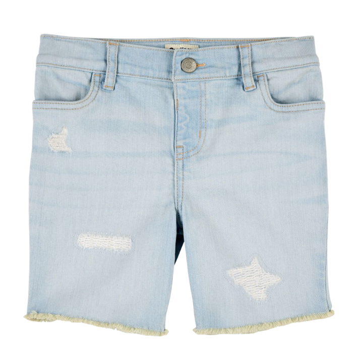 Short de mezclilla claro para niña