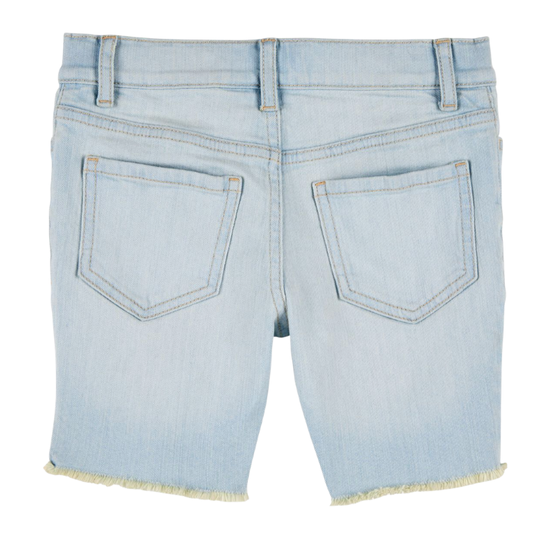 Short de mezclilla claro para niña
