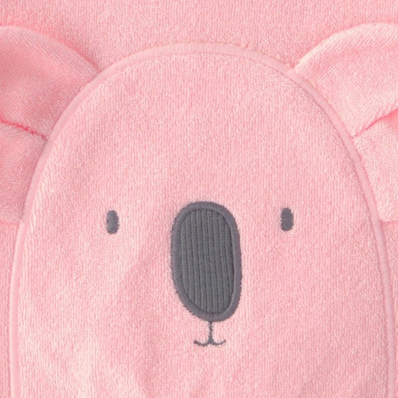 Blusa afelpada con diseño de koala para bebita
