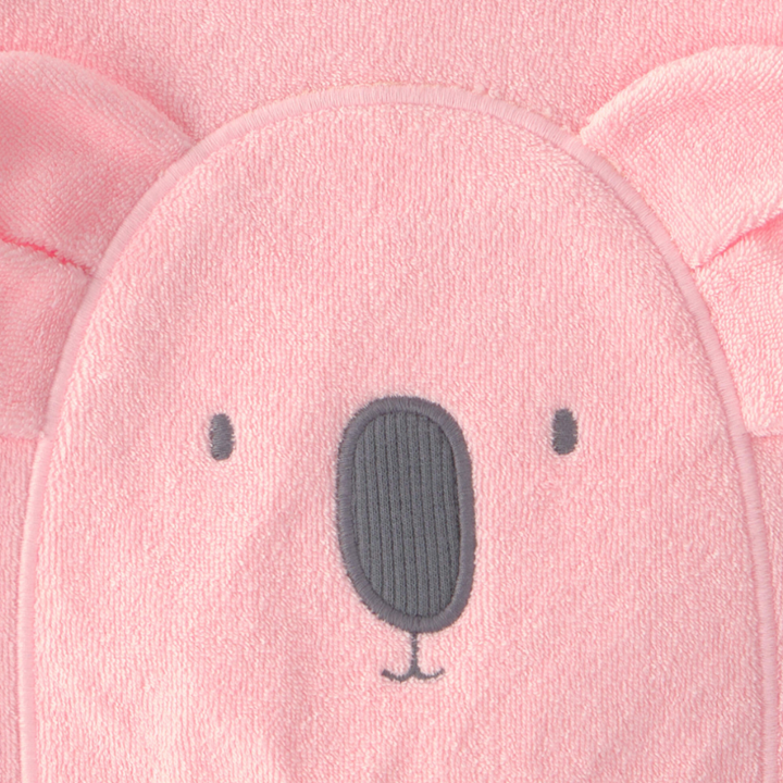 Blusa afelpada con diseño de koala para bebita