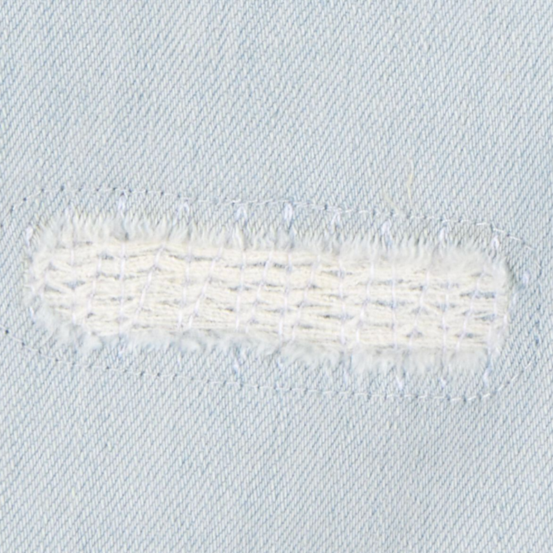 Short de mezclilla claro para niña
