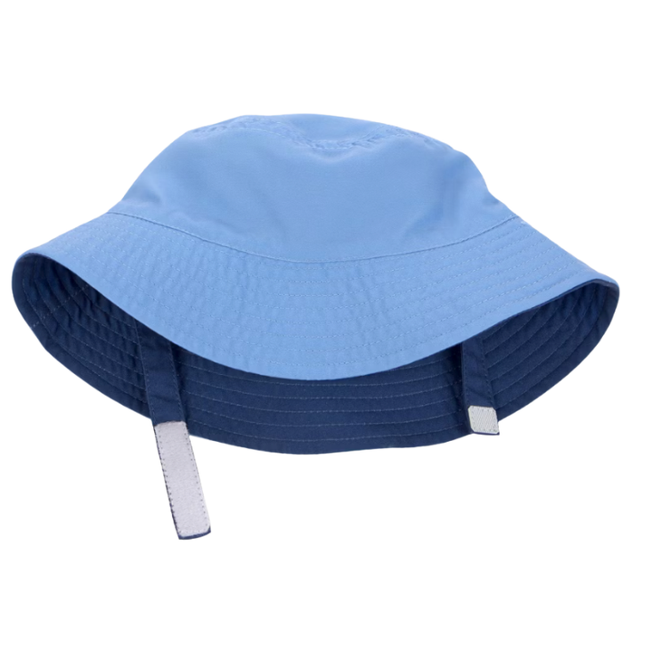 Sombrero reversible azul para bebito