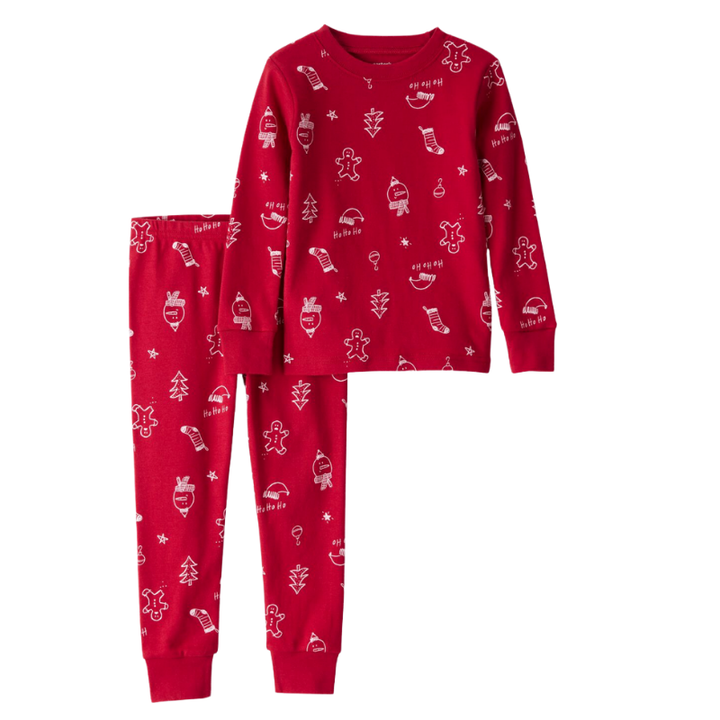 Pijama de 2 piezas con motivo navideño 2-5 años