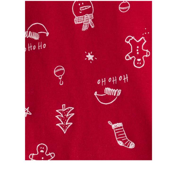 Pijama de 2 piezas con motivo navideño RN - 9 meses