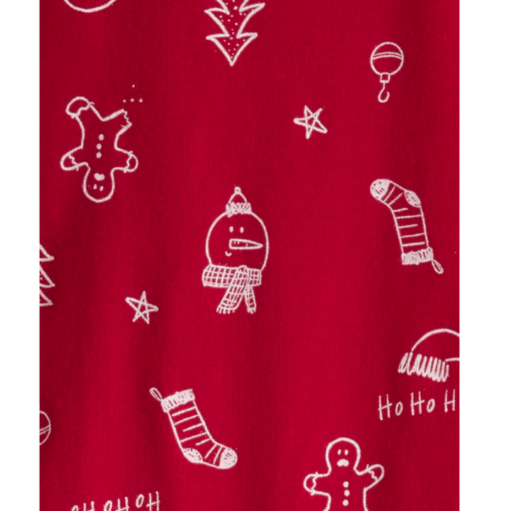 Pijama de 2 piezas con motivo navideño 6-12 años
