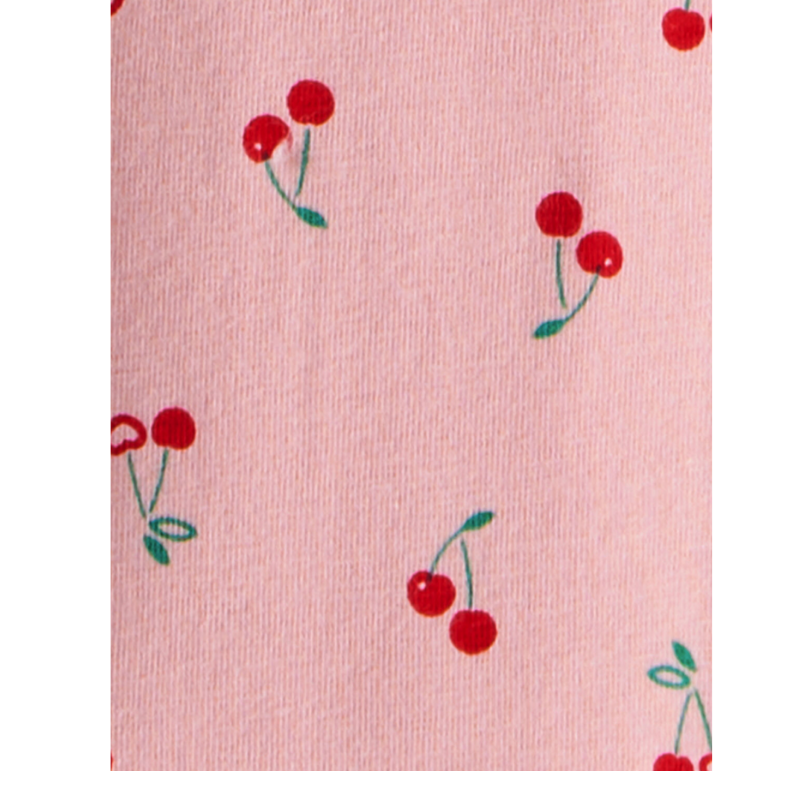 Conjunto 2 piezas  de pullover con leggings cherries y lazitos