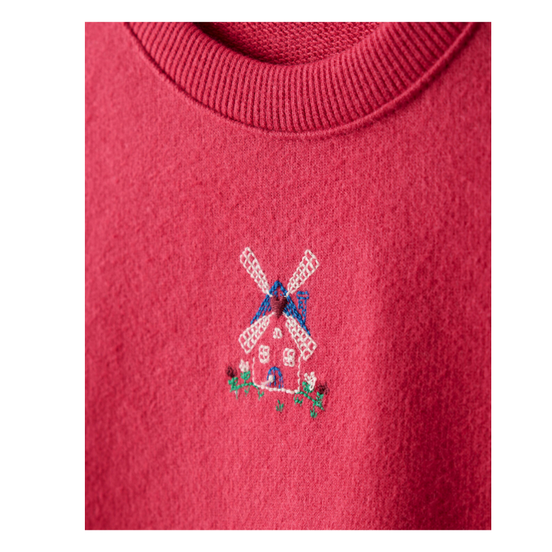 Conjunto leggings y pull over con estampado tulipanes con molinito