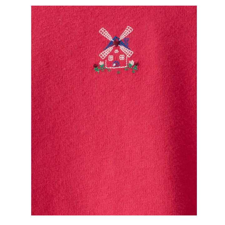 Conjunto leggings y pull over con estampado tulipanes con molinito