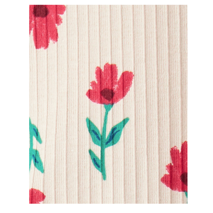 Conjunto leggings y pull over con estampado tulipanes con molinito