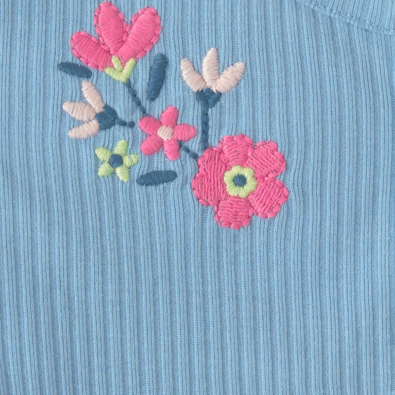 Conjunto de 2 piezas con mameluco y pantalón para bebita