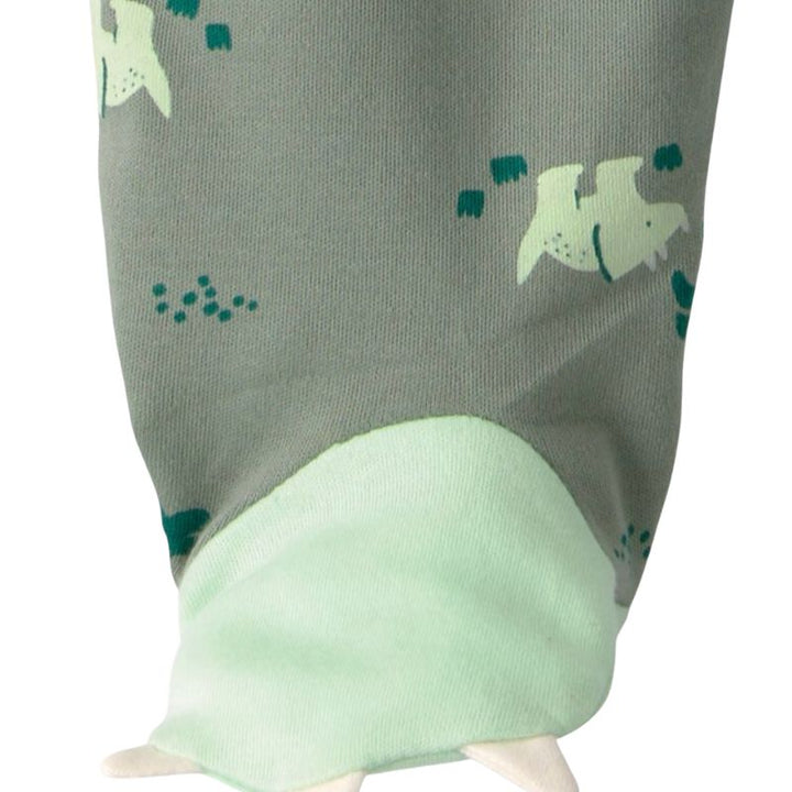 Pijama entera de algodón con cierre de dos vías y diseño de dinosaurios para bebé
