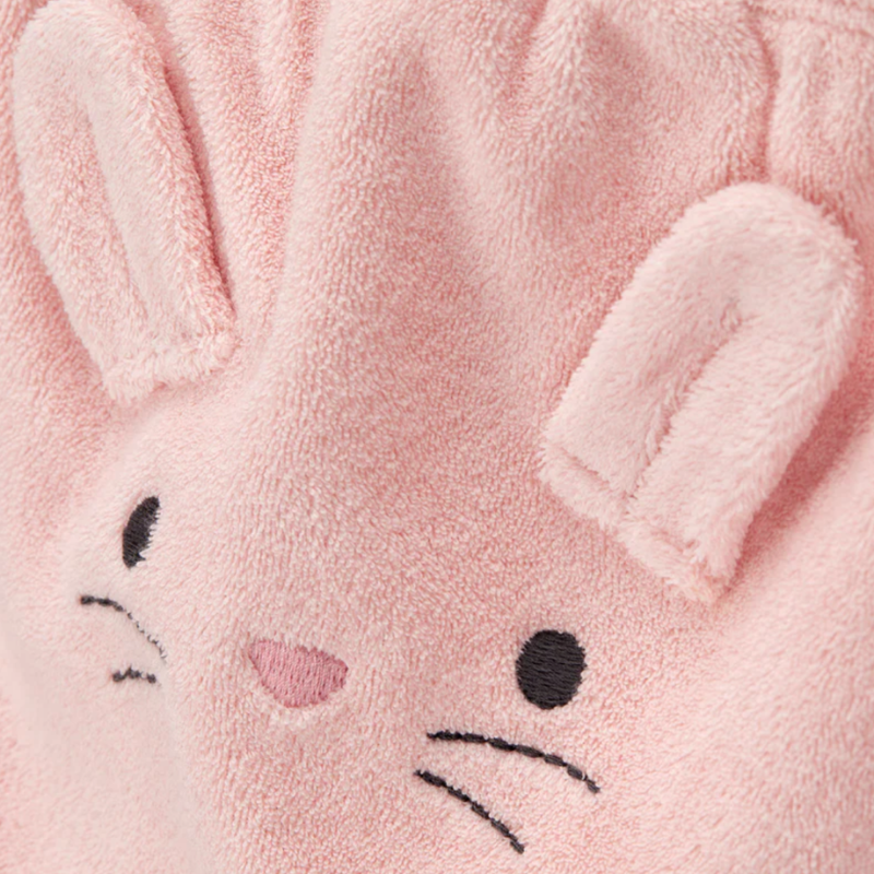 Conjunto bebé niña 3 piezas con hoodie conejito rosado 🐰💗