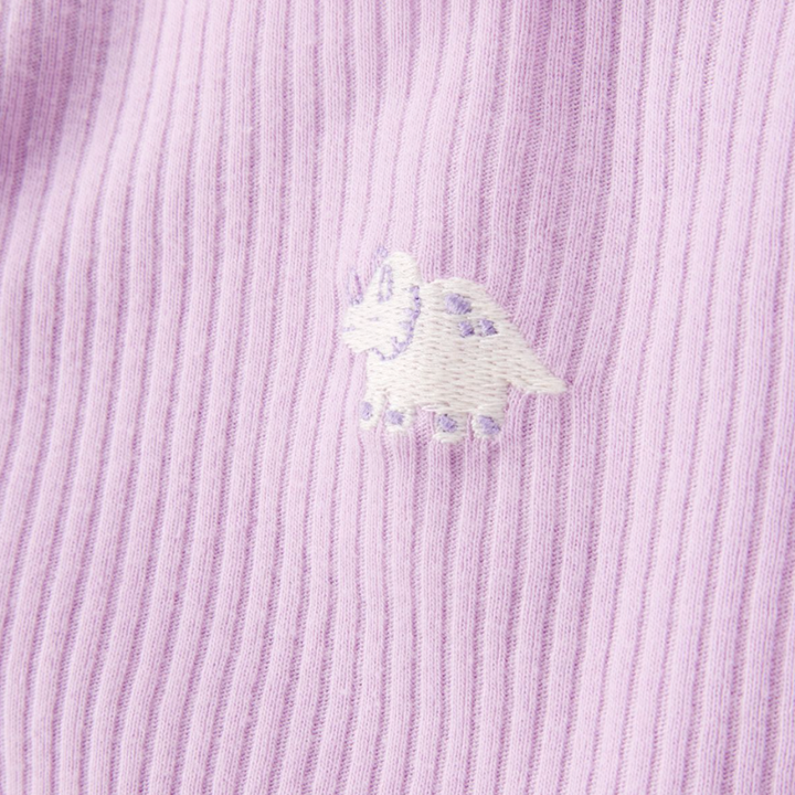 Conjunto bebé niña 3 piezas dinosaurios lila 🦕💜