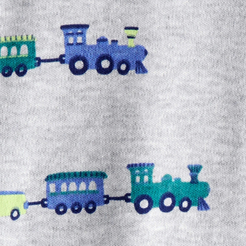 Pijama 1 pieza bebé estampado trenes 🚂💙