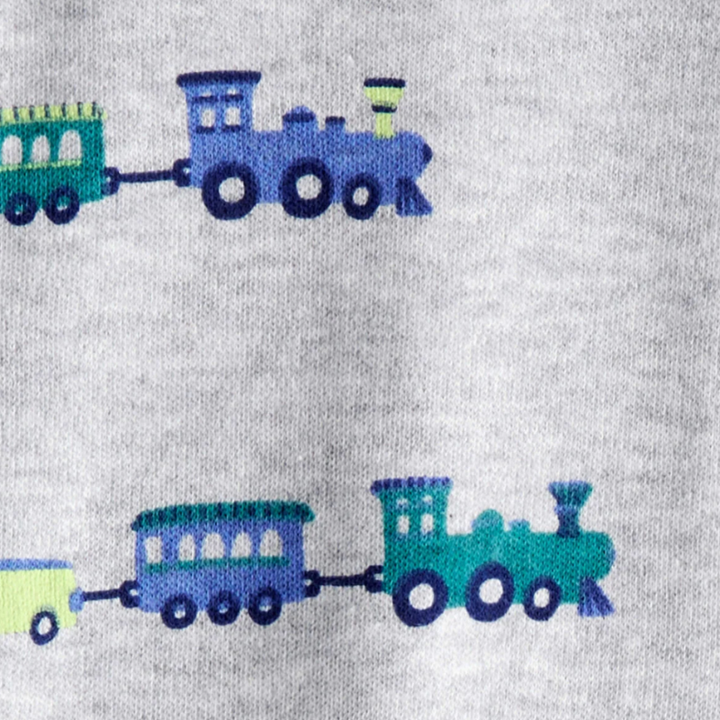 Pijama 1 pieza bebé estampado trenes 🚂💙