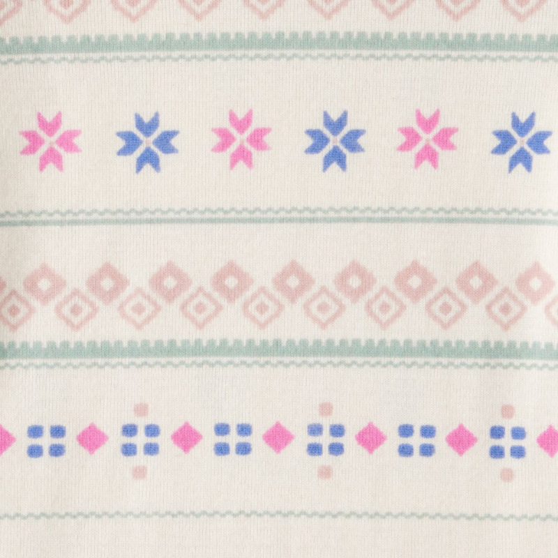 Set de 4 mamelucos de manga larga con estampado de lacitos