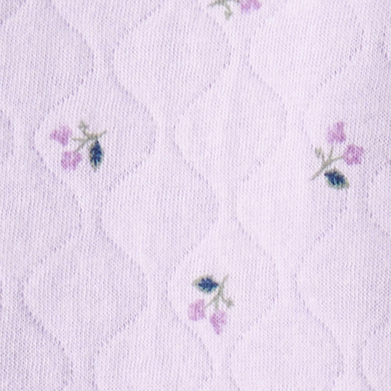 Conjunto Floral 3 Piezas con Chaqueta Acolchada Suave