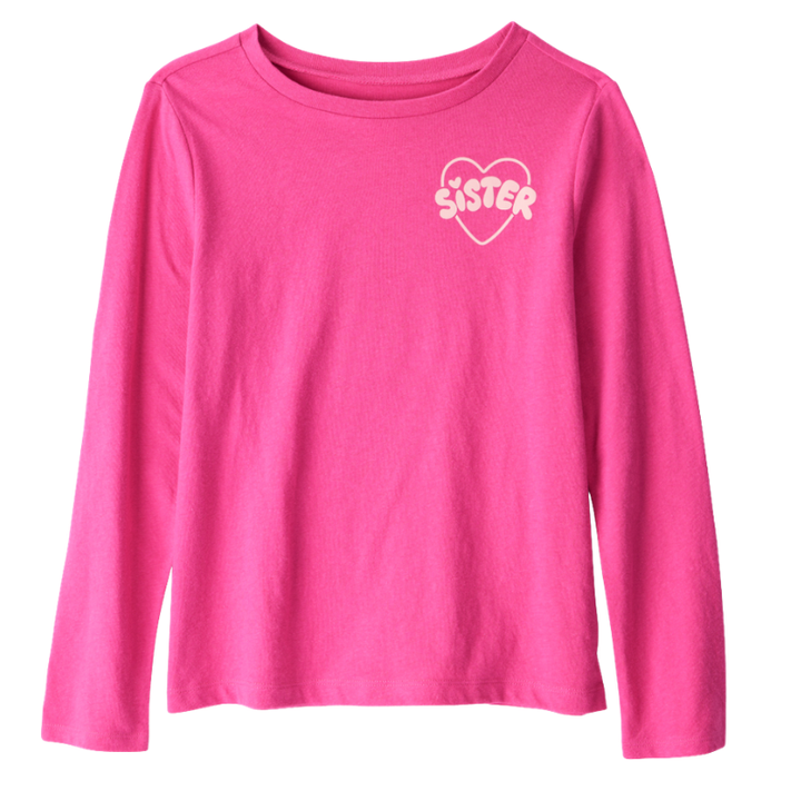 Camiseta de manga larga para niña Sisterhood
