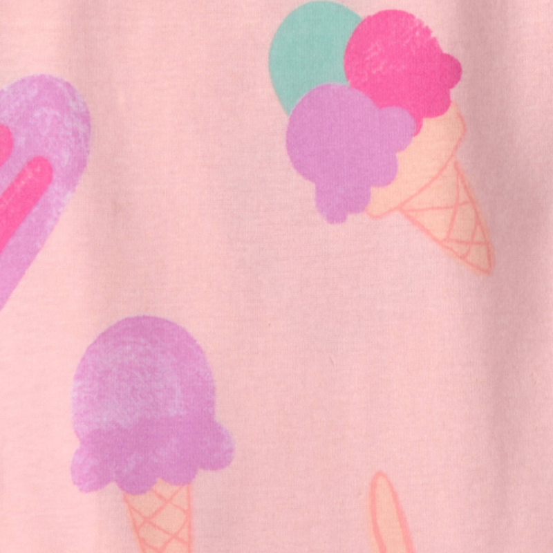 Pijama 2 piezas de algodón con diseño de helados