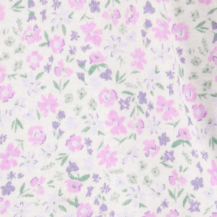 Set de 4 piezas floral para bebita