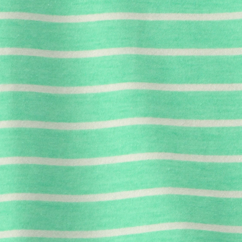 Camiseta de rayas verde para niño
