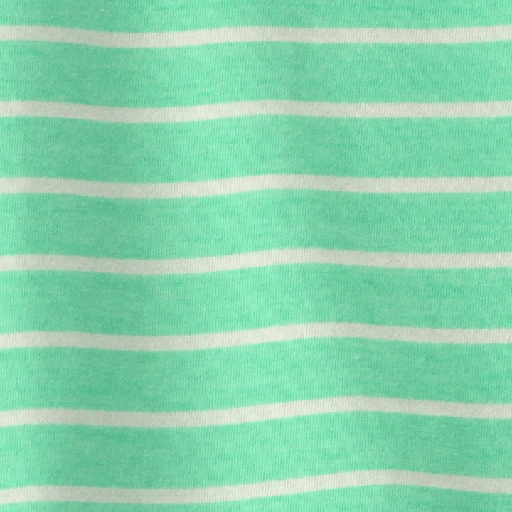 Camiseta de rayas verde para niño
