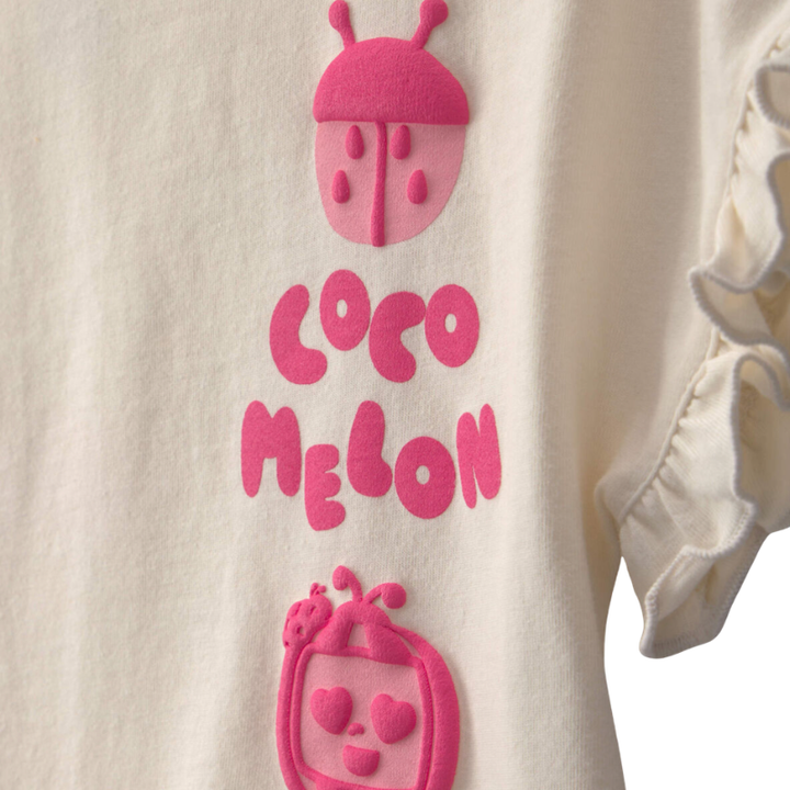 Conjunto 2 piezas CoComelon con blusa y short para niña