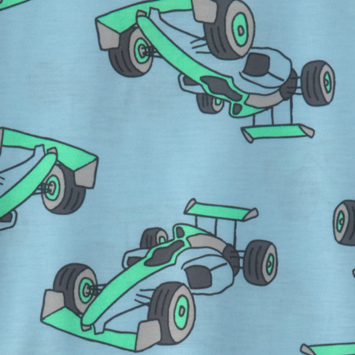 Pijama 2 piezas de carros con short para niño
