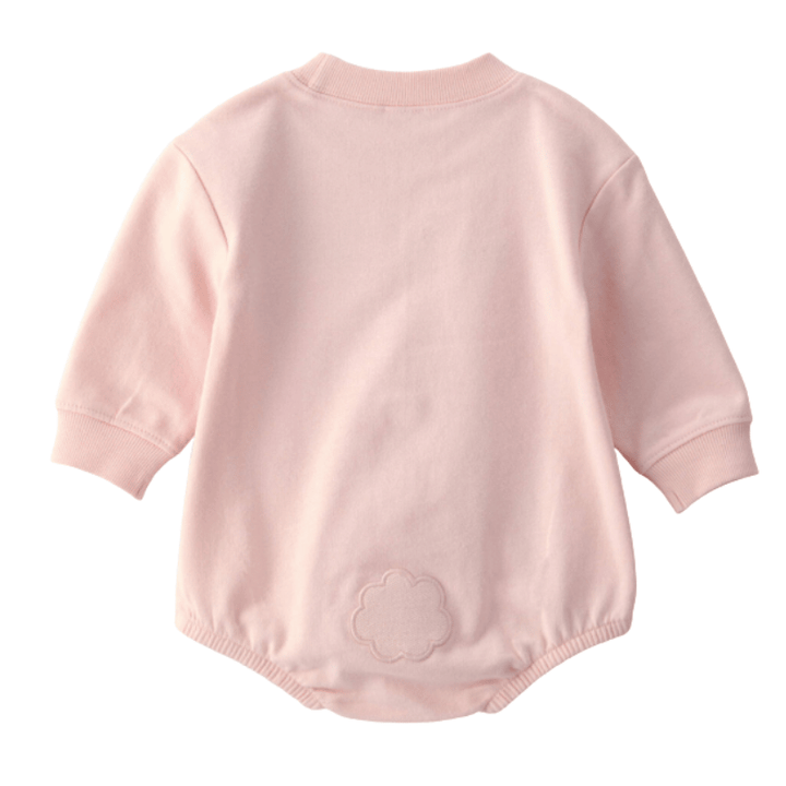 Conjunto mameluco rosado con gorrito de conejita